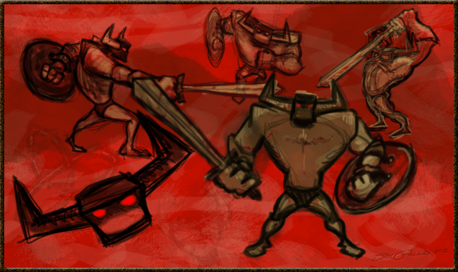 barbarian_sword_shield drawings of barbarian with sword and shield