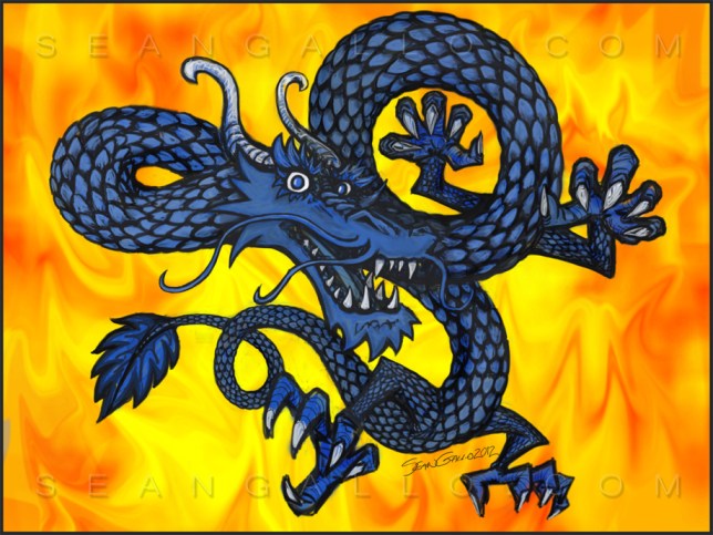 Year of the Dragon Drawing 2012